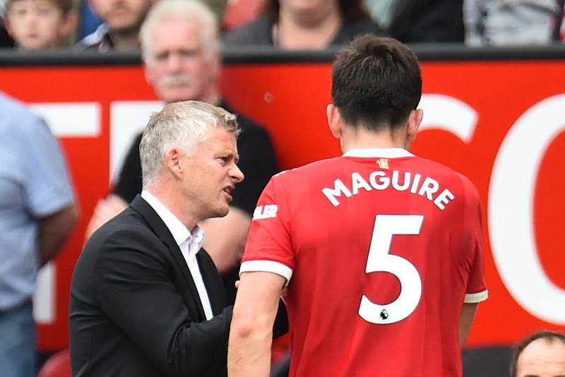 Harry Maguire kveður Solskjær á samfélagsmiðlum