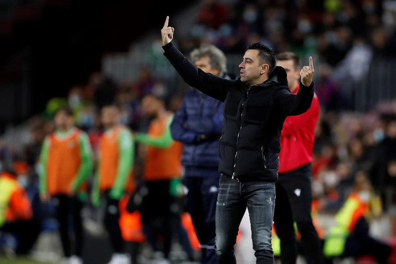 Xavi tapaði fyrsta leiknum í dag