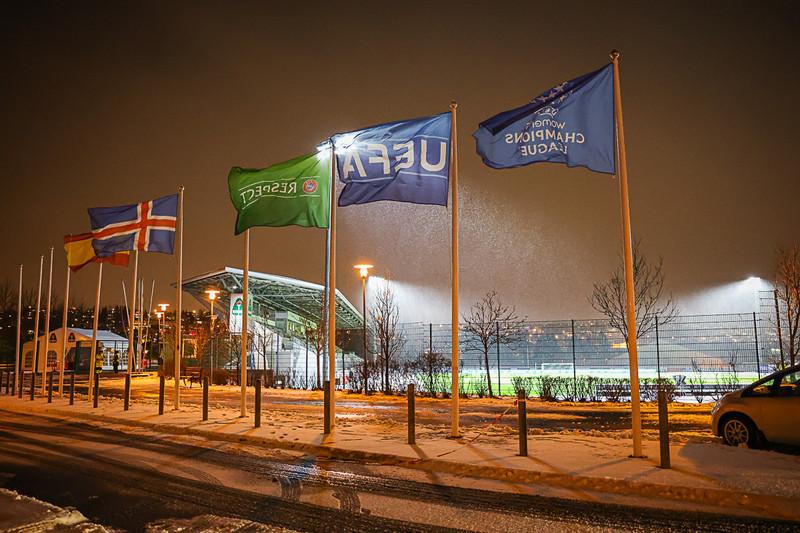 Myndaveisla: Kafaldsbylur þegar Real Madrid kom í Kópavoginn