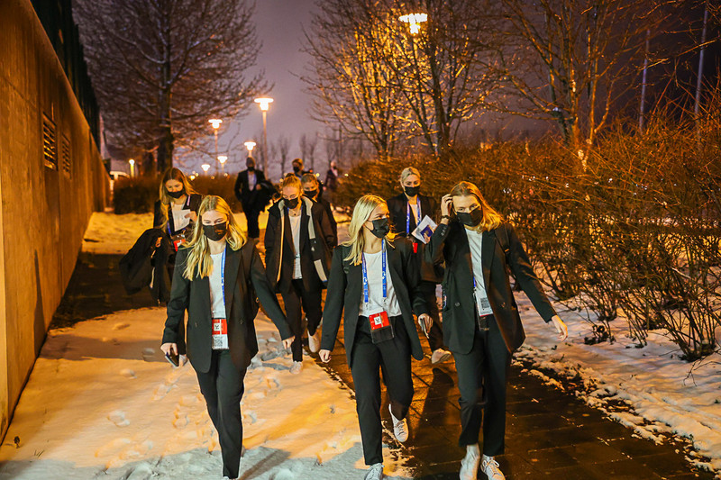 Myndaveisla: Kafaldsbylur þegar Real Madrid kom í Kópavoginn