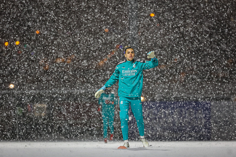 Myndaveisla: Kafaldsbylur þegar Real Madrid kom í Kópavoginn
