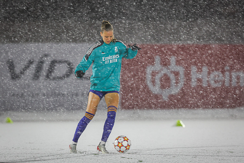 Myndaveisla: Kafaldsbylur þegar Real Madrid kom í Kópavoginn