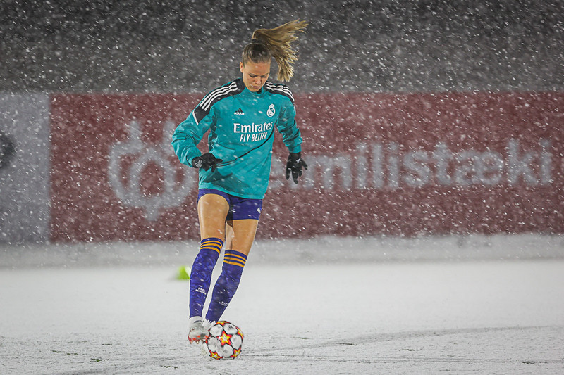 Myndaveisla: Kafaldsbylur þegar Real Madrid kom í Kópavoginn