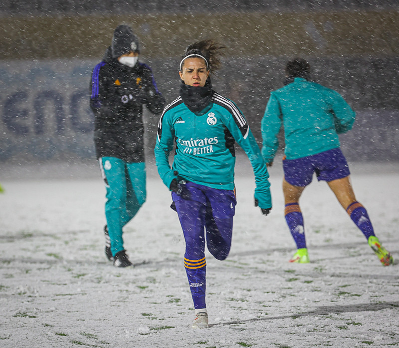 Myndaveisla: Kafaldsbylur þegar Real Madrid kom í Kópavoginn