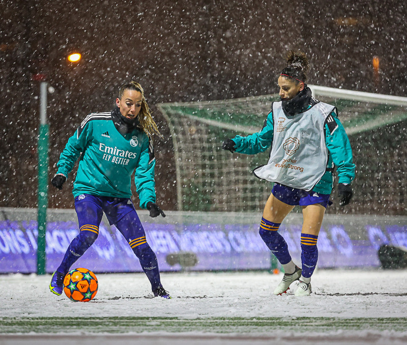 Myndaveisla: Kafaldsbylur þegar Real Madrid kom í Kópavoginn