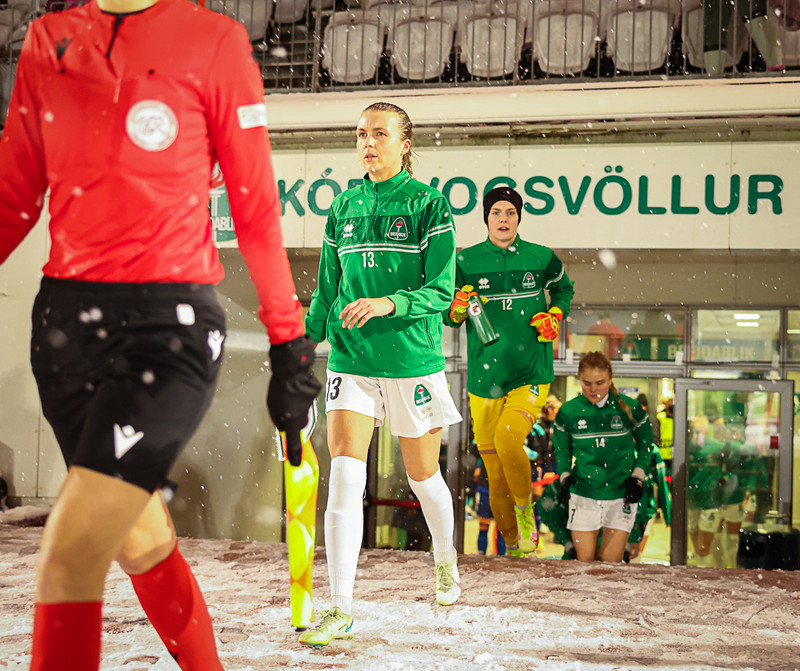 Myndaveisla: Kafaldsbylur þegar Real Madrid kom í Kópavoginn