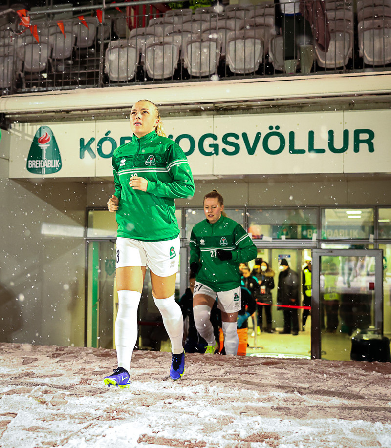 Myndaveisla: Kafaldsbylur þegar Real Madrid kom í Kópavoginn