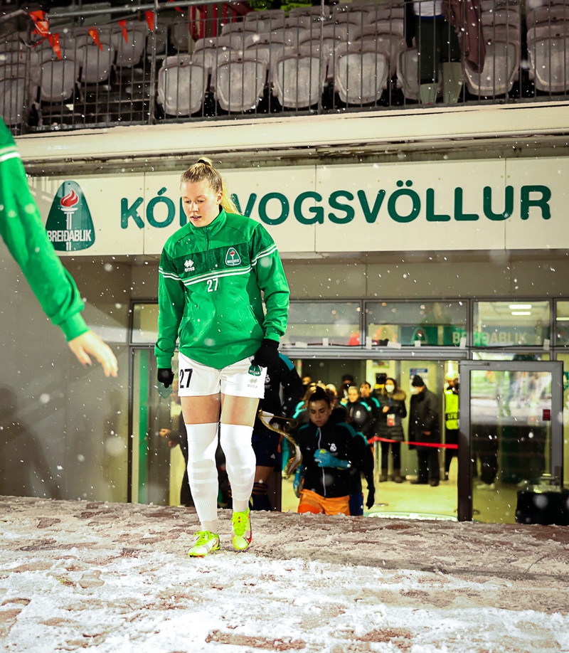 Myndaveisla: Kafaldsbylur þegar Real Madrid kom í Kópavoginn