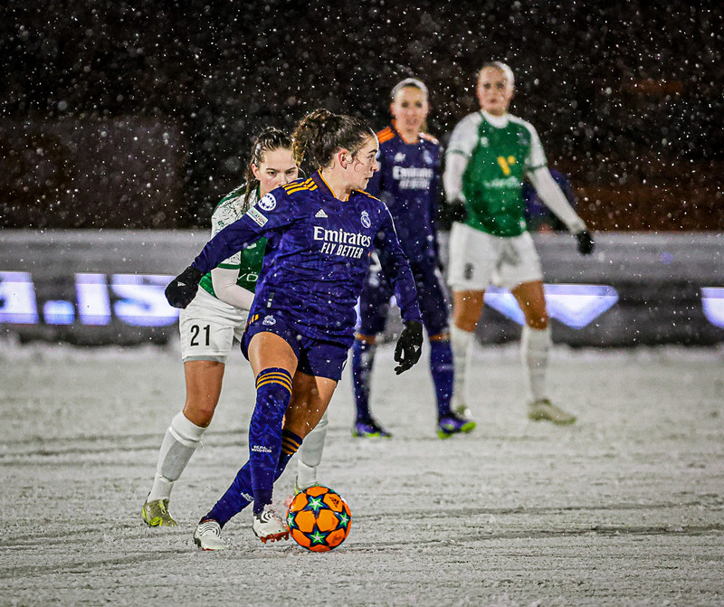 Myndaveisla: Kafaldsbylur þegar Real Madrid kom í Kópavoginn