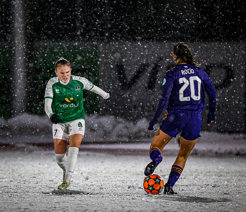 Myndaveisla: Kafaldsbylur þegar Real Madrid kom í Kópavoginn