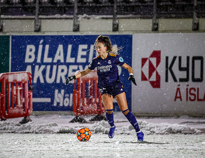 Myndaveisla: Kafaldsbylur þegar Real Madrid kom í Kópavoginn