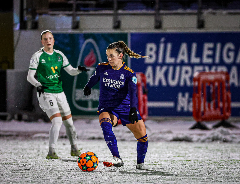 Myndaveisla: Kafaldsbylur þegar Real Madrid kom í Kópavoginn