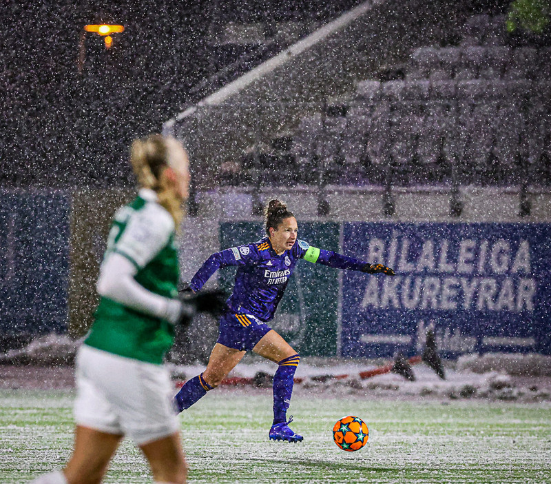 Myndaveisla: Kafaldsbylur þegar Real Madrid kom í Kópavoginn