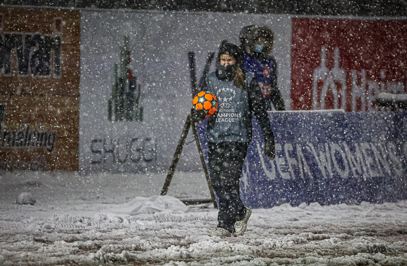 Myndaveisla: Kafaldsbylur þegar Real Madrid kom í Kópavoginn