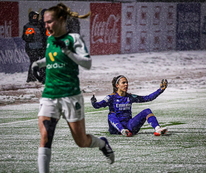 Myndaveisla: Kafaldsbylur þegar Real Madrid kom í Kópavoginn