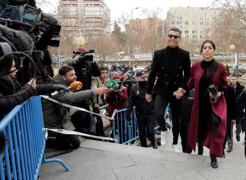 Ronaldo og Georgina Rodriguez