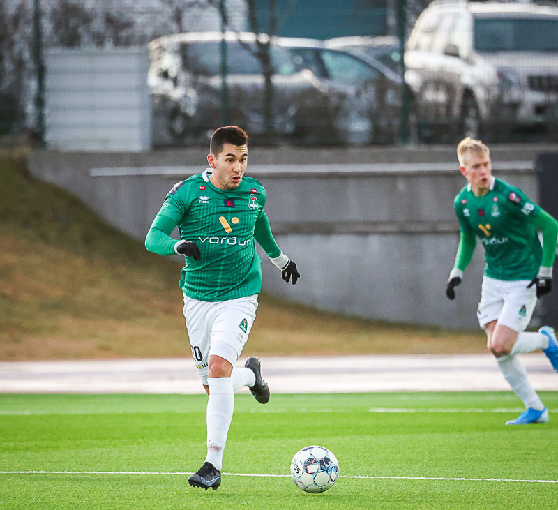 Juan Perez í leiknum í dag.