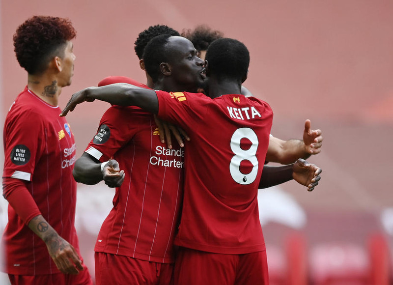 Sadio Mane spilar fyrir Senegal og Naby Keita spilar fyrir Gíneu