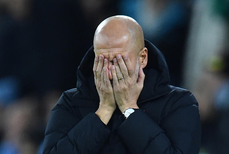 Pep Guardiola, stjóri Manchester City.