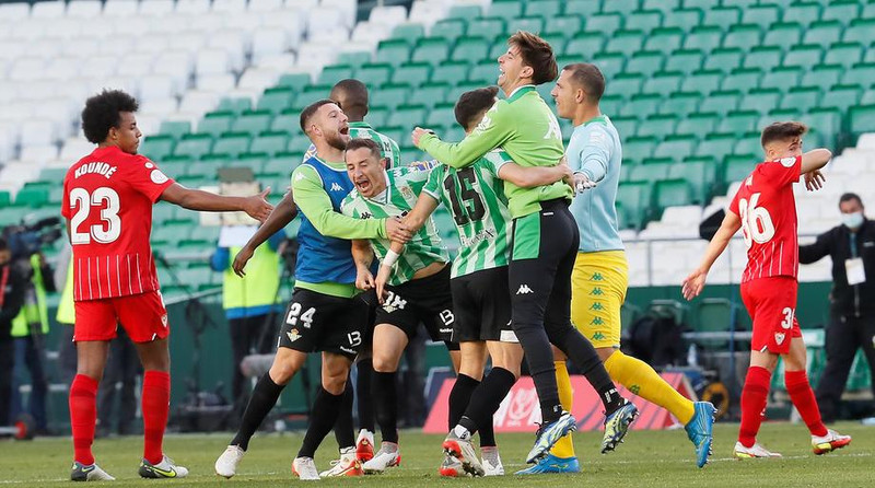 Leikmenn Betis gátu fagnað í leikslok
