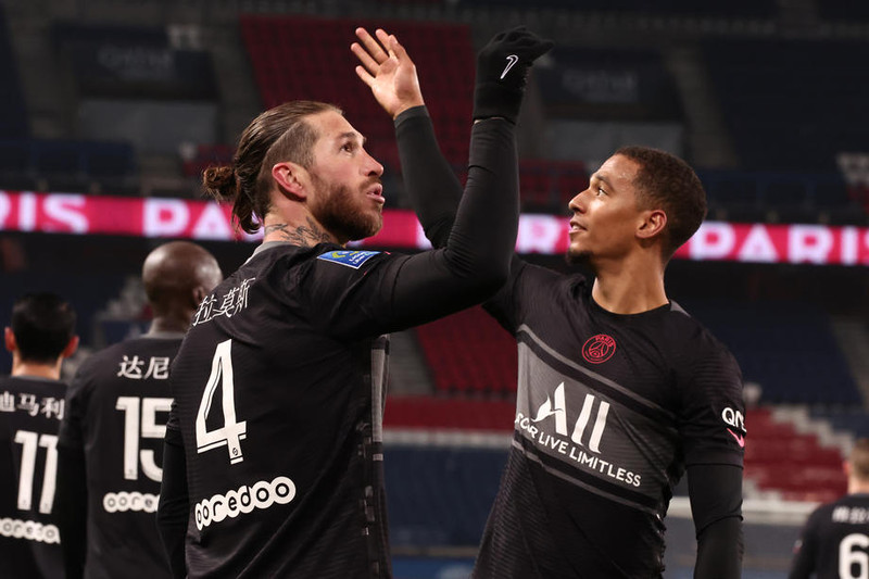 Sergio Ramos skoraði í kveðjuleiknum