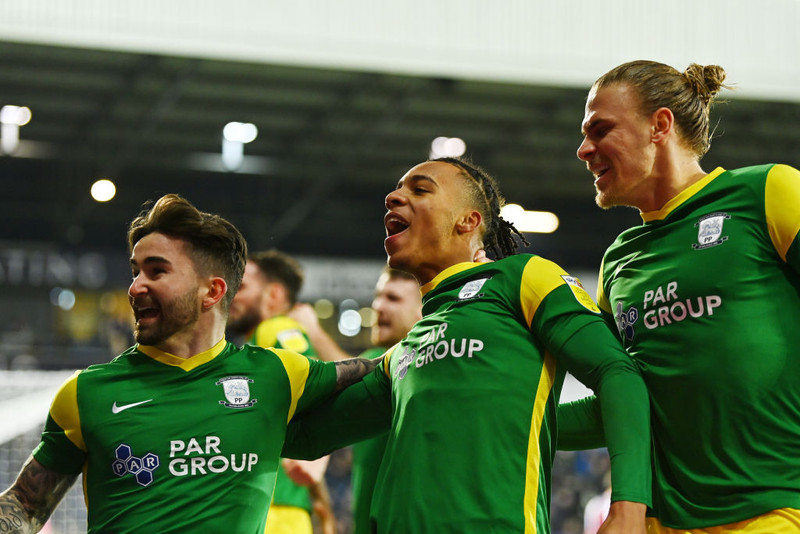 Cameron Archer fagnar fyrsta marki sínu fyrir Preston