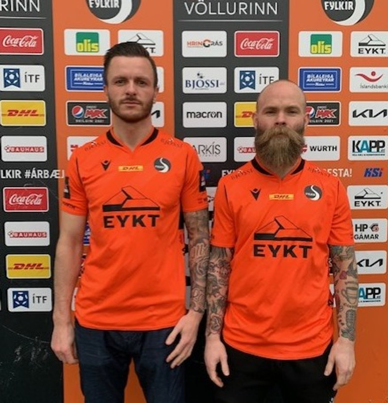 Albert Brynjar og Ásgeir Börkur.