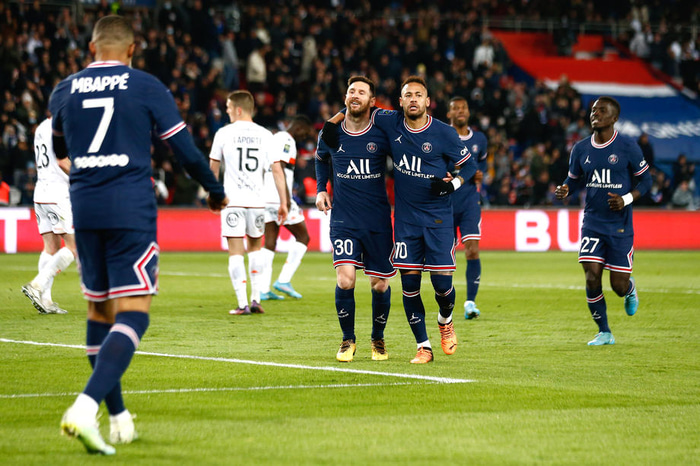 Lionel Messi og Kylian Mbappe áttu góðan leik
