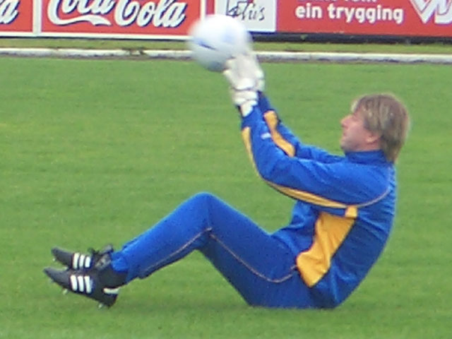 Þorsteinn hitar upp.