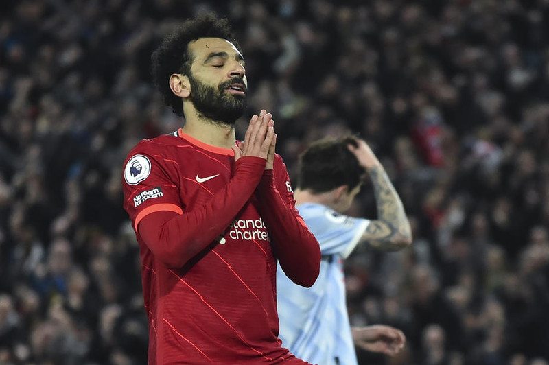 Salah var á borði með umboðsmanni sínum og íþróttastjórum Liverpool