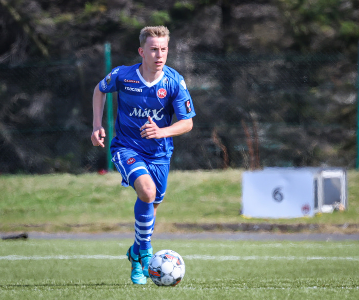 Valgeir í leik með HK.