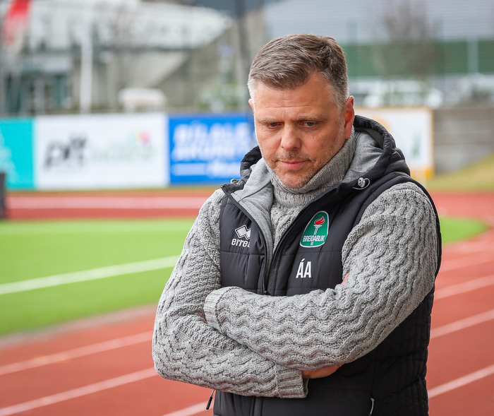 Ásmundur Arnarsson, þjálfari Breiðabliks var ósáttur í lok leiks