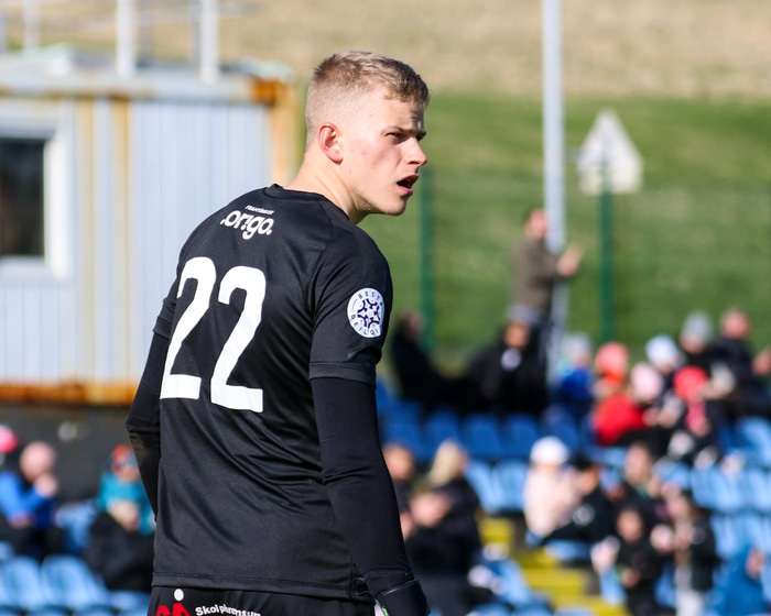 Viktor Freyr Sigurðsson, markvörður Leiknis.