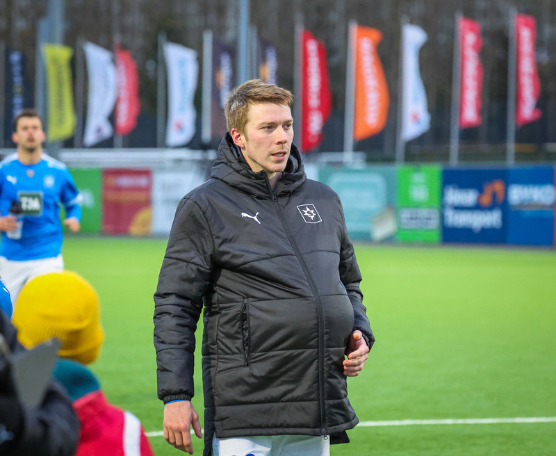 Skoraði þrennu í Víkinni og setti boltann innan undir úlpuna