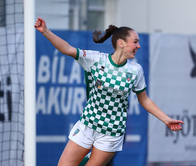 Sara Svanhildur skoraði tvennu