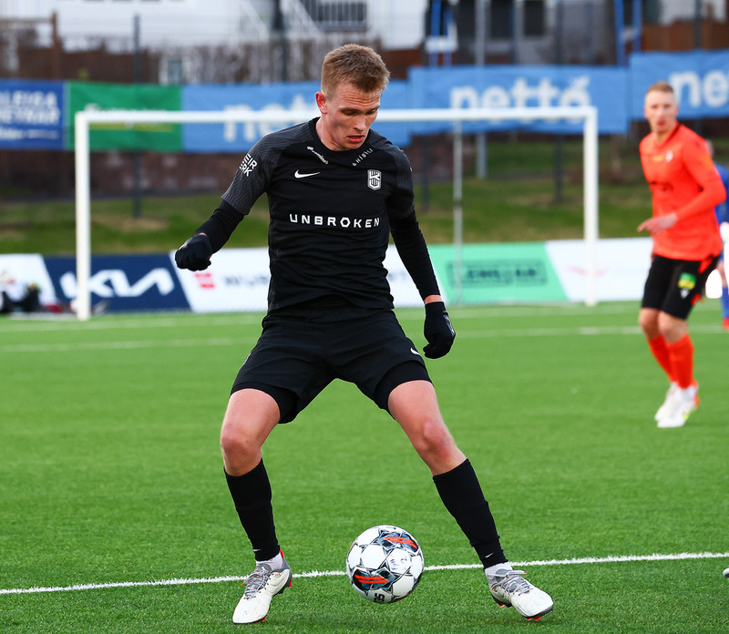 Grímur Ingi í leik með KV
