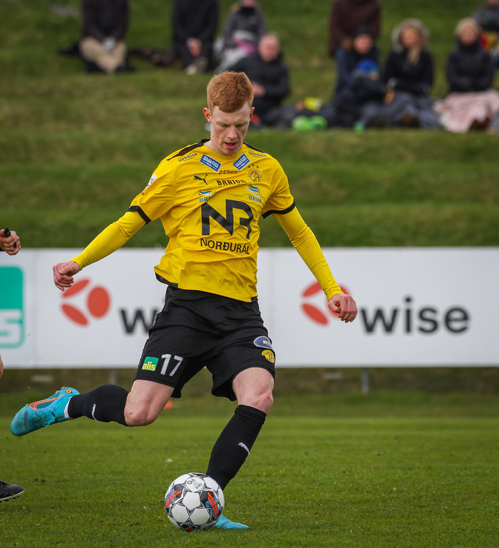 Gísli Laxdal Unnarsson er á sínum stað í liði ÍA.