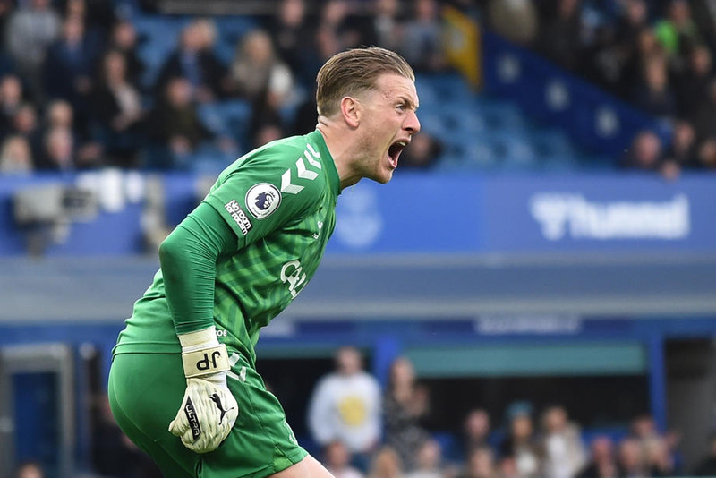 Pickford átti frábæran leik og var valinn maður leiksins.