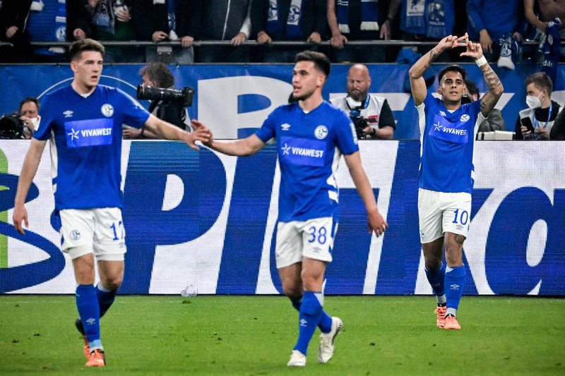 Þýskaland: Schalke með dramatískt jöfnunarmark gegn Gladbach