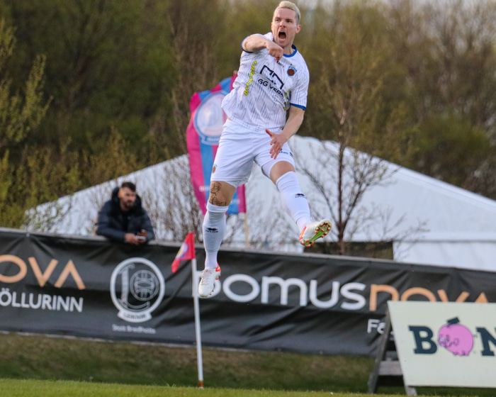 Guðmundur Magnússon skoraði sigurmark Framara