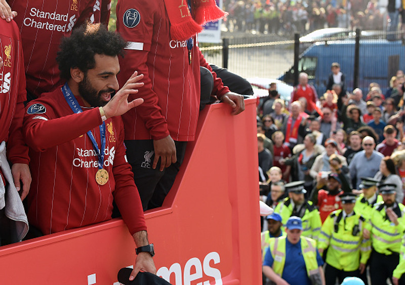Liverpool fagnaði síðast í opinni rútu 2019.