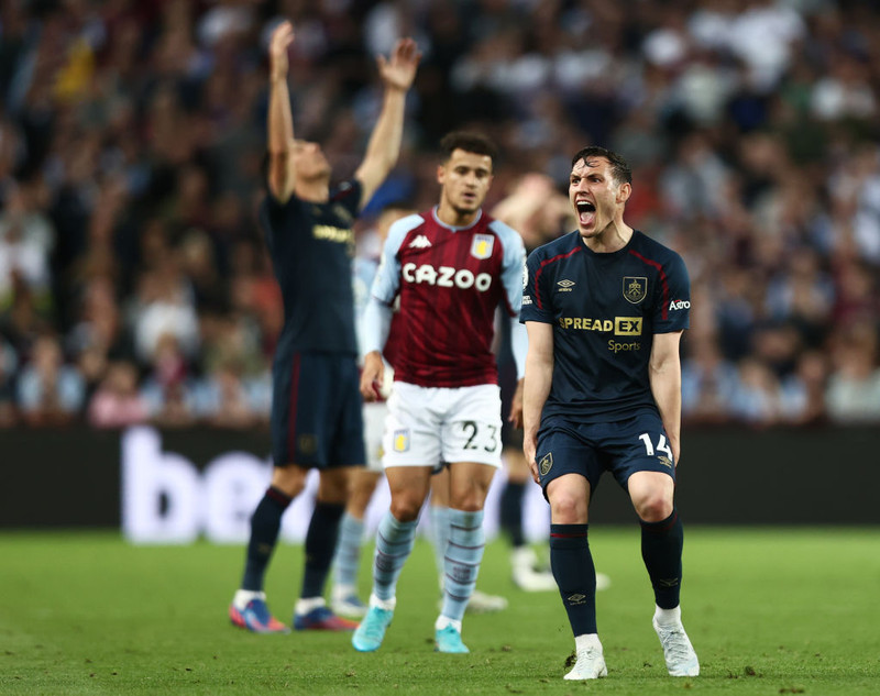 Burnley gat leyft sér að fagna í leikslok