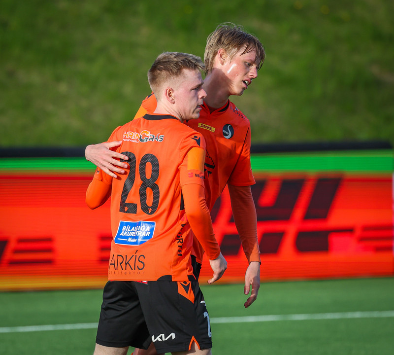 Benedikt Daríus skoraði fimmta mark sitt í Lengjubikarnum