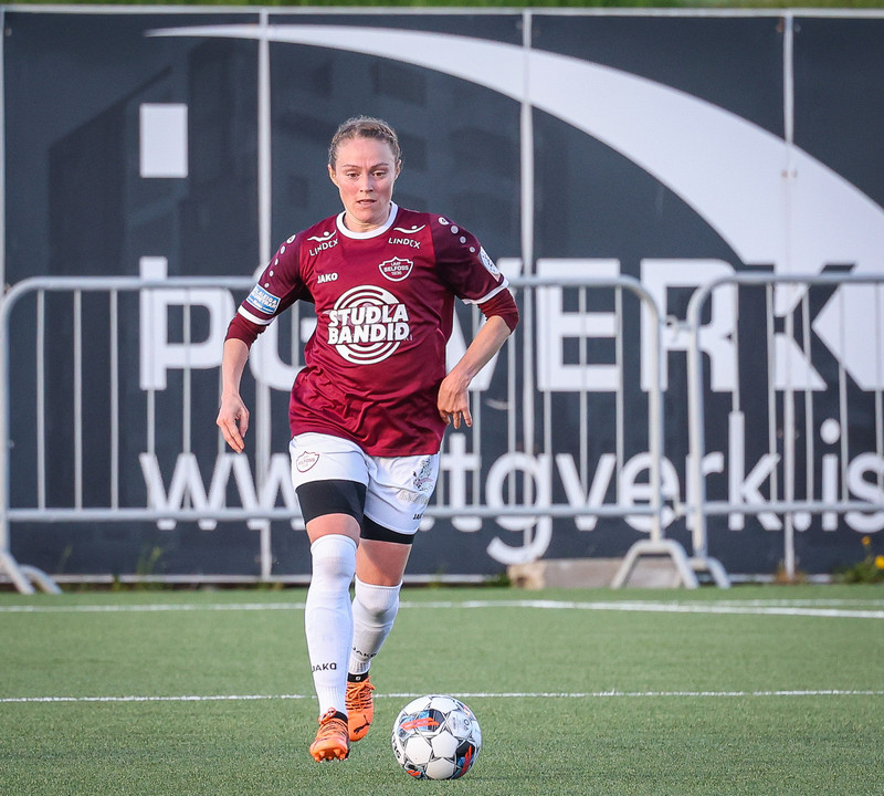 Sif Atla: Fannst þetta brot í fyrra markinu