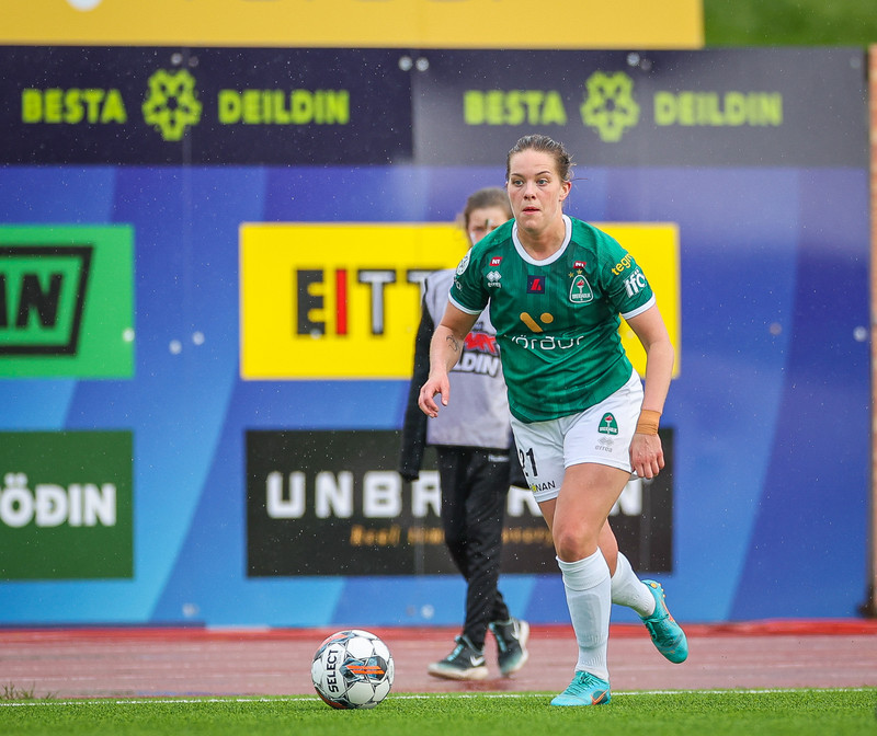 Myndaveisla: Valur vann Breiðablik í toppslagnum