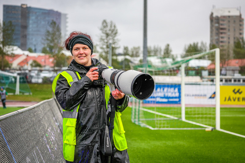 Myndaveisla: Valur vann Breiðablik í toppslagnum