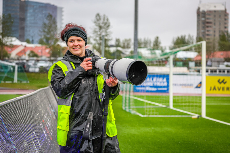 Myndaveisla: Valur vann Breiðablik í toppslagnum