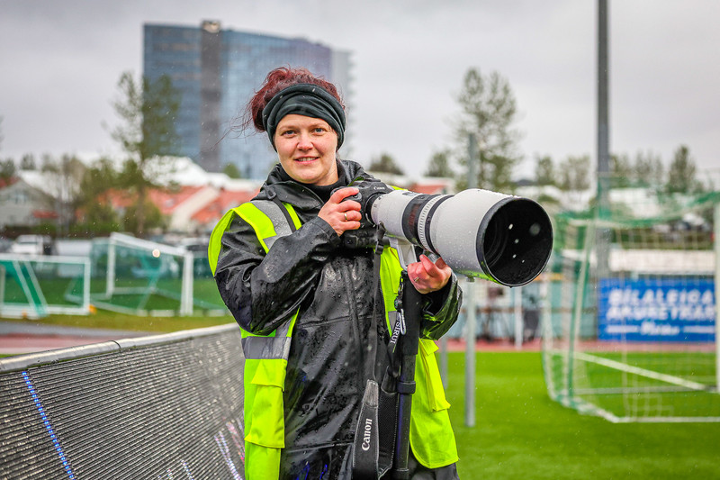 Myndaveisla: Valur vann Breiðablik í toppslagnum