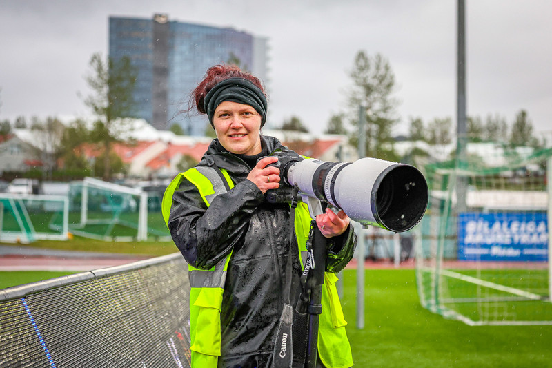 Myndaveisla: Valur vann Breiðablik í toppslagnum