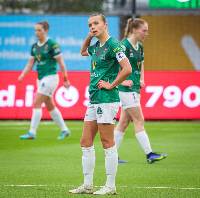 Myndaveisla: Valur vann Breiðablik í toppslagnum